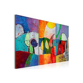 Canvastavla Färgglatt landskap 120x80 cm sp. z o. TM-N2501-MK