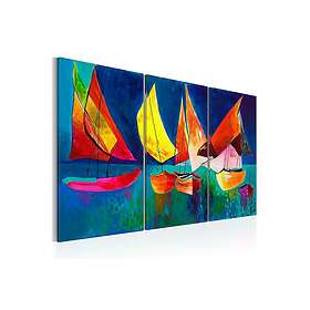 Canvastavla Färgfulla segelbåtar 120x80 cm sp. z o. TM-N2627MK