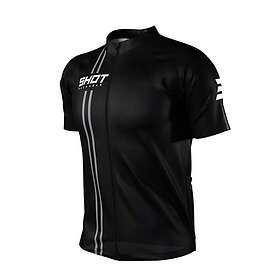 Shot Unlimited Zip Short Sleeve T-shirt Svart S Homme