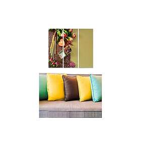 Dekorativ MDF-målning 3-Delar 20x50 cm Flerfärgad 553BNC2953