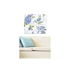 Dekorativ MDF-målning 3-Delar 20x50 cm Flerfärgad 553BNC3362