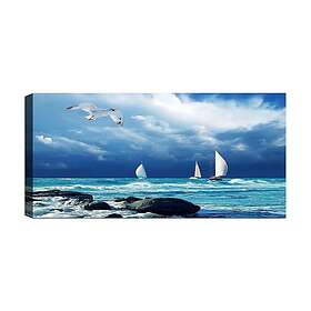 Canvastavla YTY & Beach Flerfärgad 120x50 cm 451ERN1709