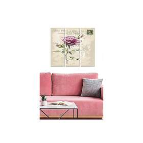 Dekorativ MDF-målning 3-Delar 20x50 cm Flerfärgad 553BNC3356