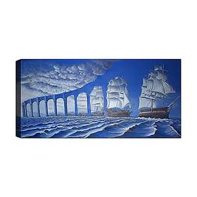 Canvastavla YTY & Beach Flerfärgad 120x50 cm 451ERN1744