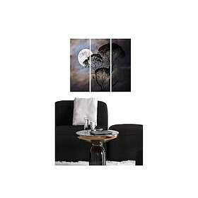 Dekorativ MDF-målning 3-Delar 20x50 cm Flerfärgad 553BNC2796