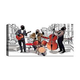 Canvastavla YTY People Flerfärgad 120x50 cm 451ERN1441