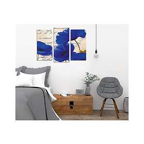 Dekorativ Canvastavla 3-Delar 45x20 cm Flerfärgad 257MJS1453