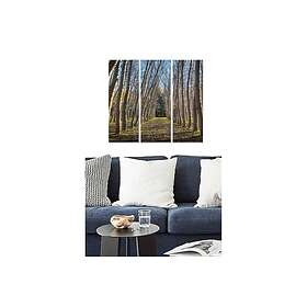 Dekorativ MDF-målning 3-Delar 20x50 cm Flerfärgad 553BNC2797