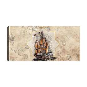 Canvastavla YTY Transportation Flerfärgad 120x50 cm 451ERN1122