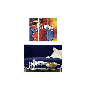 Dekorativ MDF-målning 3-Delar 20x50 cm Flerfärgad 553BNC3324