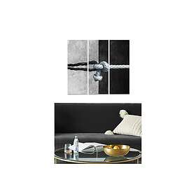 Dekorativ MDF-målning 3-Delar 20x50 cm Flerfärgad 553BNC2721