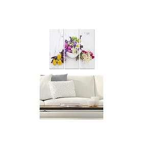 Dekorativ MDF-målning 3-Delar 20x50 cm Flerfärgad 553BNC2895