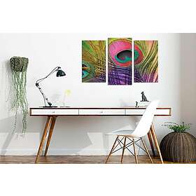 Dekorativ Canvastavla 3-Delar 45x20 cm Flerfärgad 257MJS1463