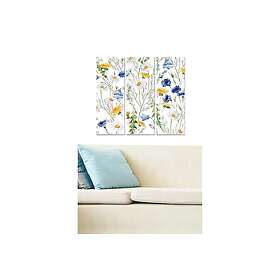 Dekorativ MDF-målning 3-Delar 20x50 cm Flerfärgad 553BNC3322