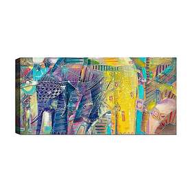 Canvastavla YTY & Fractals Flerfärgad 120x50 cm 451ERN1125