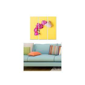 Dekorativ MDF-målning 3-Delar 20x50 cm Flerfärgad 553BNC3348