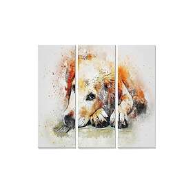 Dekorativ MDF-målning 3-Delar 20x50 cm Flerfärgad 553BNC2755