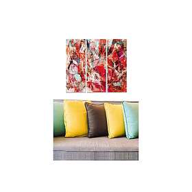 Dekorativ MDF-målning 3-Delar 20x50 cm Flerfärgad 553BNC2956