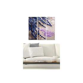 Dekorativ MDF-målning 3-Delar 20x50 cm Flerfärgad 553BNC3343