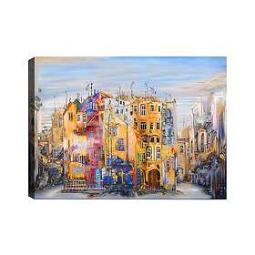 Dekorativ Canvastavla 50x70 cm Flerfärgad 529TCR1256