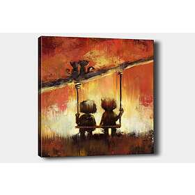 Dekorativ Canvastavla 70x100 cm Flerfärgad 441HPE1366