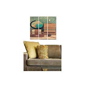 Dekorativ MDF-målning 3-Delar 20x50 cm Flerfärgad 553BNC2897