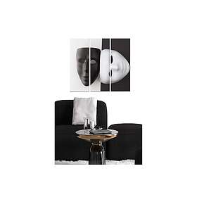 Dekorativ MDF-målning 3-Delar 20x50 cm Flerfärgad 553BNC2887