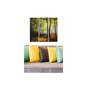 Dekorativ MDF-målning 3-Delar 20x50 cm Flerfärgad 553BNC3419