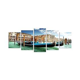 Dekorativ MDF-målning 5-Delar 20x60 cm Flerfärgad 223CHR2986