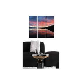 Dekorativ MDF-målning 3-Delar 20x50 cm Flerfärgad 553BNC2774