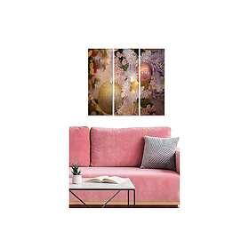 Dekorativ MDF-målning 3-Delar 20x50 cm Flerfärgad 553BNC2778