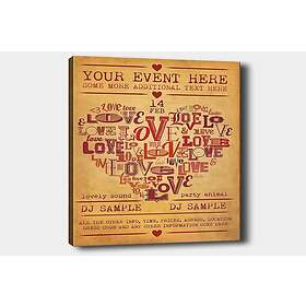 Dekorativ Canvastavla 70x100 cm Flerfärgad 441HPE1629