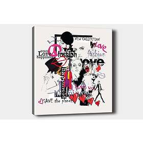 Dekorativ Canvastavla 70x100 cm Flerfärgad 441HPE1373