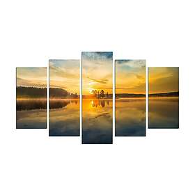 Dekorativ MDF-målning 5-Delar 20x60 cm Flerfärgad 223CHR3918