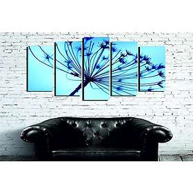 Dekorativ Canvastavla 5-Delar 70x20 cm Flerfärgad 257MJS3211