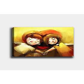 Dekorativ Canvastavla 70x100 cm Flerfärgad 441HPE2331