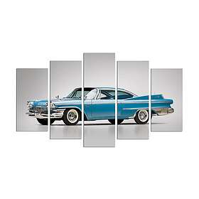 Dekorativ MDF-målning 5-Delar 20x60 cm Flerfärgad 223CHR3927