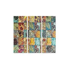 Dekorativ MDF-målning 3-Delar 20x50 cm Flerfärgad 553BNC3117