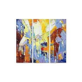 Dekorativ MDF-målning 3-Delar 20x50 cm Flerfärgad 553BNC2921