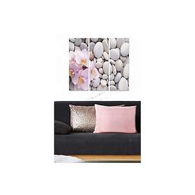 Dekorativ MDF-målning 3-Delar 20x50 cm Flerfärgad 553BNC3446