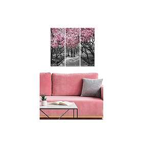 Dekorativ MDF-målning 3-Delar 20x50 cm Flerfärgad 553BNC3471