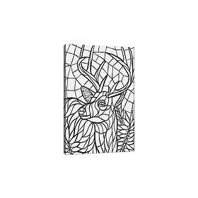 Dekorativ Canvastavla 30x40 cm Vit|Svart 454MND1209
