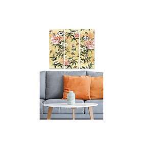 Dekorativ MDF-målning 3-Delar 20x50 cm Flerfärgad 553BNC3114