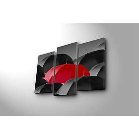 Dekorativ Canvastavla 3-Delar 45x20 cm Flerfärgad 237HRZ1286