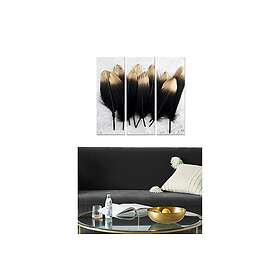 Dekorativ MDF-målning 3-Delar 20x50 cm Flerfärgad 553BNC3447