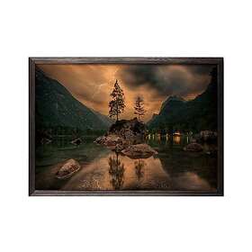 Dekorativ inramad målning 35x50 cm Flerfärgad 828BSG4281