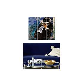 Dekorativ MDF-målning 3-Delar 20x50 cm Flerfärgad 553BNC2892