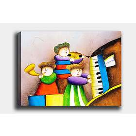 Dekorativ Canvastavla 70x100 cm Flerfärgad 441HPE2379
