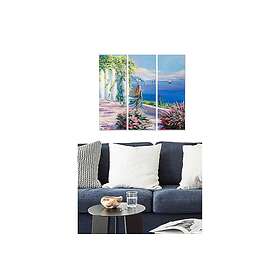 Dekorativ MDF-målning 3-Delar 20x50 cm Flerfärgad 553BNC2911