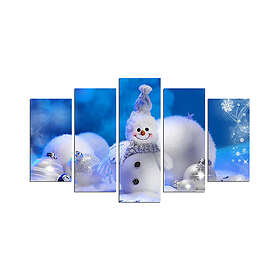 Dekorativ MDF-målning 5-Delar 20x60 cm Flerfärgad 229CST1906